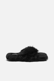 Shearling sandals