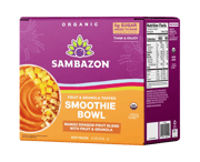 Fruit & Granola Topped Smoothie Bowl – Mango Dragon Fruit Blend