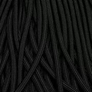 550 Paracord Jet Black Made in the USA Nylon/Nylon