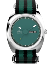 Q Timex® 1975 Enigma 37mm Fabric Strap Watch