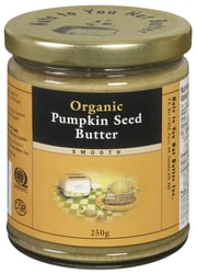 Nuts to You Nut Butter Organic Pumpkin Seed Butter - Smooth (250 g)
