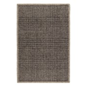 Checkers Woven Wool Custom Rug | Shale