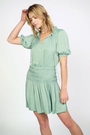 Gaia Smocked Mini Dress