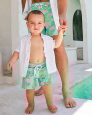 The Sunshine State of Mind - Boys Swim Trunks UPF 50+