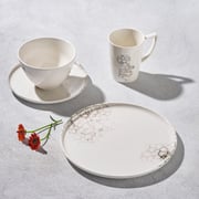 Raindrop Black 16-Piece Dinnerware Collection