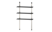 Storage Shed Shelf Kit 40 Inch - Black