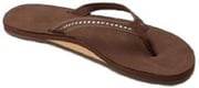Single Layer Narrow Strap Swarovski Crystals Womens Rainbow Sandals
