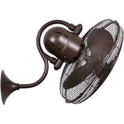 Atlas Laura 19.5 inch Textured Bronze Wall Fan, Atlas