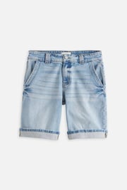Mid Rise Relaxed Bermuda Shorts