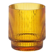 Acopa Lore 10 oz. Amber Rocks / Old Fashioned Glass - Sample