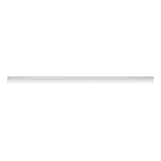 Clara .5" x 12" Glossy Ceramic Jolly Trim in White