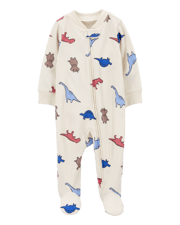 Baby Dinosaur 2-Way Zip Thermal Sleep & Play Pajamas