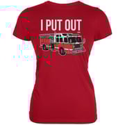I Put Out ...Fires Red Juniors Soft T-Shirt