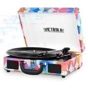 Journey Suitcase Record Player - Geo Print