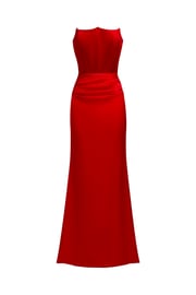 Niavia Corsage Fish Tail Slim Maxi Dress