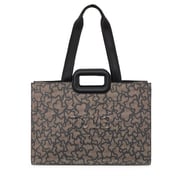Large black Kaos Icon Amaya Shopping Bag