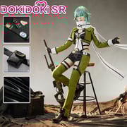 【Poll】$5 Deposit = 10% off Coupon DokiDoki-SR Anime Sword Art Online Cosplay Asada Shino Costume SAO Sinon