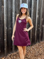 Spring Fling Dress Maroon - New!