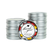Personalizable M&M’S Silver Favors Custom Packaging