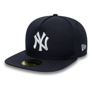 New York Yankees MLB Flat Navy 59FIFTY A-Frame Fitted Cap