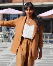 Made to order Women's linen blazer PLACID