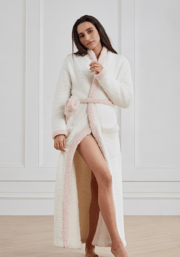 Two-Tone Buttery Robe