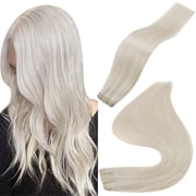 Full Shine Sew In Hair Weft Bundles 100% Remy Human Hair Ice Blonde (#1000)