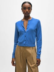 Cashmere Crewneck Cardigan