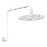 Fienza Kaya Gooseneck Shower Arm Set Matte White