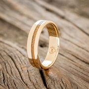 "VERTIGO" - WHISKEY BARREL OAK WEDDING BAND