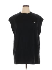 Champion Black Sleeveless T-Shirt Size XL
