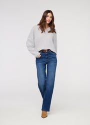 Performance Denim+ High Rise Straight - Blue Maize