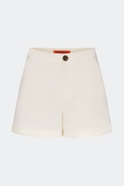 Como Linen Shorts in Chalk