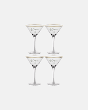 'Le Martini' Limited Edition Martini Glass (Set of 4)