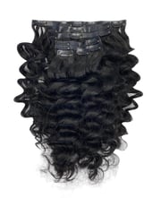 Indian Curly Seamless Clip In Hair Extensions