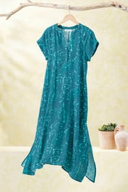 Batik Brushstroke Gauze Caftan