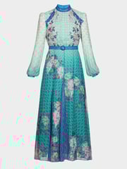 Jacqui B Dress in Gradient Cloud
