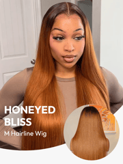 Honeyed Bliss Color Wig With Lagos Hairline | M Shaped Hairline Wig
