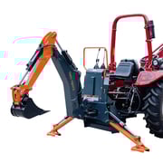 6-FT 3-Point Hitch Swing Backhoe Attachment, 12" Bucket Included, 20-65 HP Tractor, 97" High Reach, Category 1 & 2 Hookups, TMG-TBH72