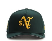 NEW ERA CAPS MLB Oakland Athletics Upside Down 950AF Curved Snapback 70963192 - Karmaloop