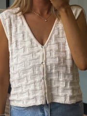Lola Button Knit Top
