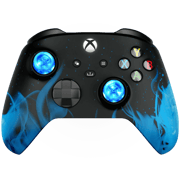 BLUE FIRE XBOX SERIES X CUSTOM MODDED CONTROLLER