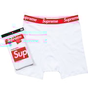 Supreme Hanes Boxer Briefs (4 Pack) White