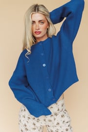 Maren Cardigan in Royal Blue