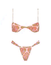 STELL - VOTTO Velvet Scoop Crop Bikini Set