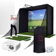 Square Golf Simulator & Launch Monitor with PlayBetter SimStudio™ Complete Home Golf Studio Package
