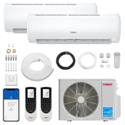 24,000 BTU Dual Zone Mini Split Air Conditioner - Heat Pump