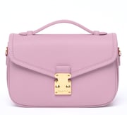 PETIT PARIS 15 - Crossbody bag - DUSTY PINK TOGO / GOLD HARDWARE