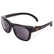 KleenGuard Maverick Safety Glasses with Black Frame and Gray Anti-Fog Lens