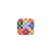Bold Checker Puffy Mod Pouch